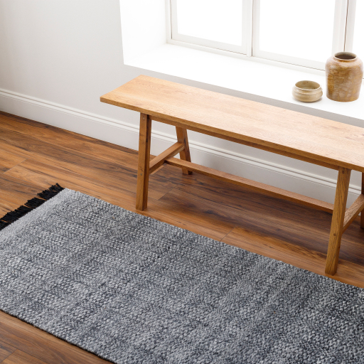 Surya Clover CEV-2301 Black Area Rug