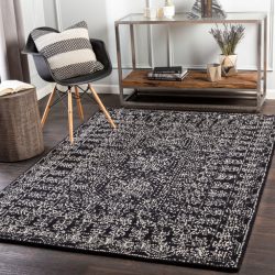 Surya Corfu CFU-2303 Black Area Rug