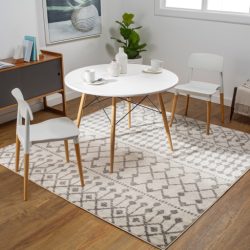 Alternative view of Surya Chester CHE-2319 Charcoal Area Rug