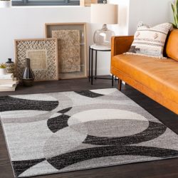 Alternative view of Surya Chester CHE-2326 Black Area Rug