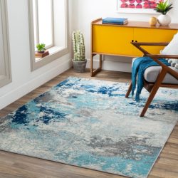 Alternative view of Surya Chester CHE-2346 Aqua Area Rug