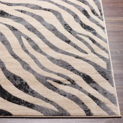 Alternative view of Surya City CIT-2300 Black Area Rug