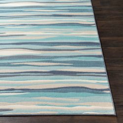 Alternative view of Surya City CIT-2321 Aqua Area Rug