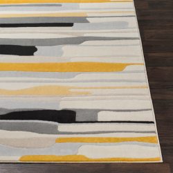 Alternative view of Surya City CIT-2340 Black Area Rug