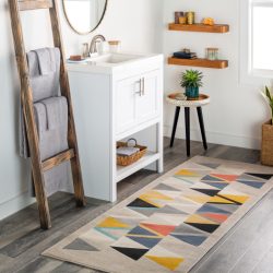 Alternative view of Surya City CIT-2350 Aqua Area Rug