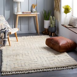 Surya Camille CME-2302 Black Area Rug