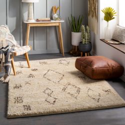 Surya Camille CME-2303 Black Area Rug