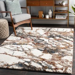 Surya Celestial Shag CSG-2304 Burgundy Area Rug