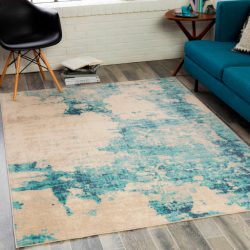 Alternative view of Surya City Light CYL-2328 Aqua Area Rug