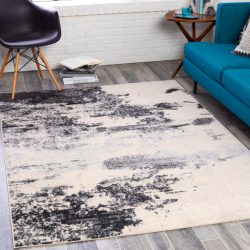 Alternative view of Surya City Light CYL-2330 Black Area Rug
