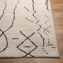 Alternative view of Surya Cozy CZY-2301 Black Area Rug