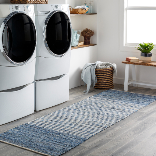 Surya Denim DNM-1001 Blue Area Rug