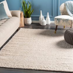 Surya Deluxe Shag DXS-2301 Light Beige Area Rug