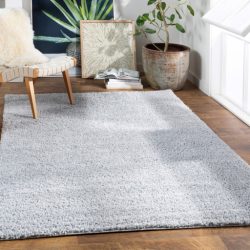 Surya Deluxe Shag DXS-2302 Light Gray Area Rug