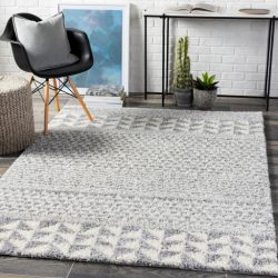 Surya Deluxe Shag DXS-2311 Medium Gray Area Rug
