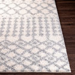 Alternative view of Surya Deluxe Shag DXS-2312 Medium Gray Area Rug