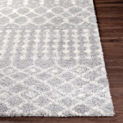 Alternative view of Surya Deluxe Shag DXS-2313 Medium Gray Area Rug