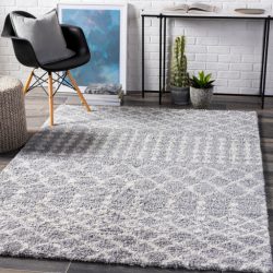 Surya Deluxe Shag DXS-2313 Medium Gray Area Rug