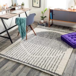 Alternative view of Surya Deluxe Shag DXS-2317 Charcoal Area Rug