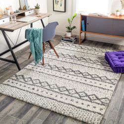 Alternative view of Surya Deluxe Shag DXS-2319 Charcoal Area Rug