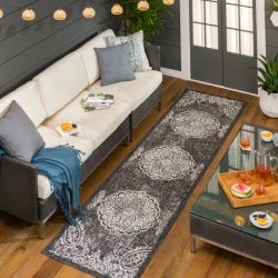 Alternative view of Surya Eagean EAG-2364 Black Area Rug