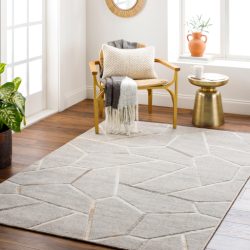 Surya Eloquent ELQ-2306 Black Area Rug