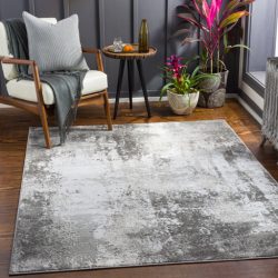 Alternative view of Surya Enfield ENF-2308 Charcoal Area Rug