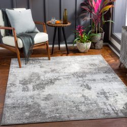 Alternative view of Surya Enfield ENF-2318 Charcoal Area Rug