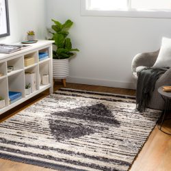 Alternative view of Surya Enzo ENZ-2300 Black Area Rug