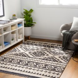 Alternative view of Surya Enzo ENZ-2303 Black Area Rug