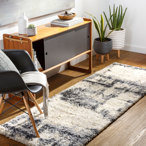 Surya Eskimo Shag ESG-2302 Black Area Rug