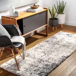 Surya Eskimo Shag ESG-2304 Black Area Rug