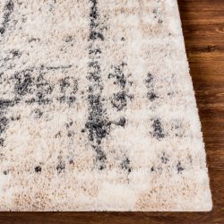 Alternative view of Surya Eskimo Shag ESG-2306 Black Area Rug