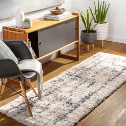 Surya Eskimo Shag ESG-2306 Black Area Rug