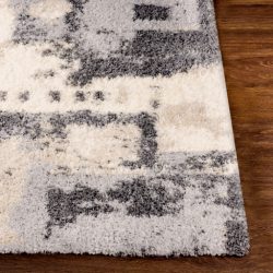 Alternative view of Surya Eskimo Shag ESG-2308 Black Area Rug