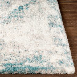 Alternative view of Surya Eskimo Shag ESG-2312 Blue Area Rug