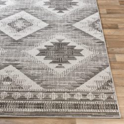 Alternative view of Surya Rafetus ETS-2335 Black Area Rug