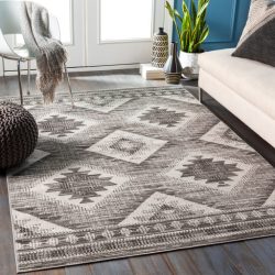 Surya Rafetus ETS-2335 Black Area Rug