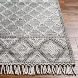 Alternative view of Surya Fleur FLE-2300 Charcoal Area Rug