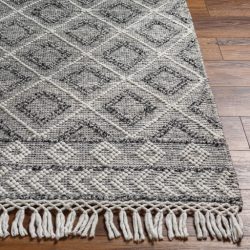 Alternative view of Surya Fleur FLE-2301 Black Area Rug