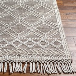 Alternative view of Surya Fleur FLE-2302 Dark Brown Area Rug