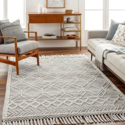 Surya Fleur FLE-2302 Dark Brown Area Rug