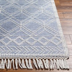 Alternative view of Surya Fleur FLE-2303 Sky Blue Area Rug