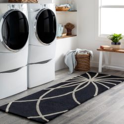 Alternative view of Surya Forum FM-7072 Black Area Rug