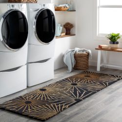 Alternative view of Surya Forum FM-7090 Black Area Rug