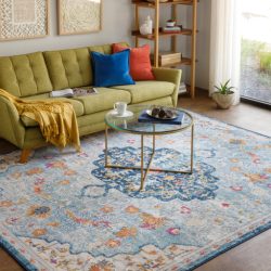 Alternative view of Surya Floransa FSA-2314 Burnt Orange Area Rug