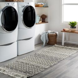 Surya Farmhouse Tassels FTS-2300 Black Area Rug