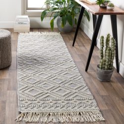 Surya Farmhouse Tassels FTS-2303 Gray Area Rug
