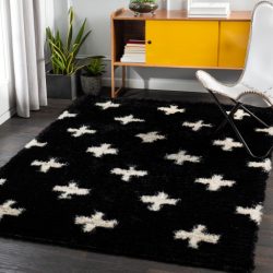 Surya Gibraltar GIB-2303 Black Area Rug