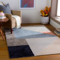 Surya Glasgow GLS-2307 Black Area Rug
